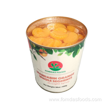 850g Factory Supply Canned Mandarin Orange in Syrup